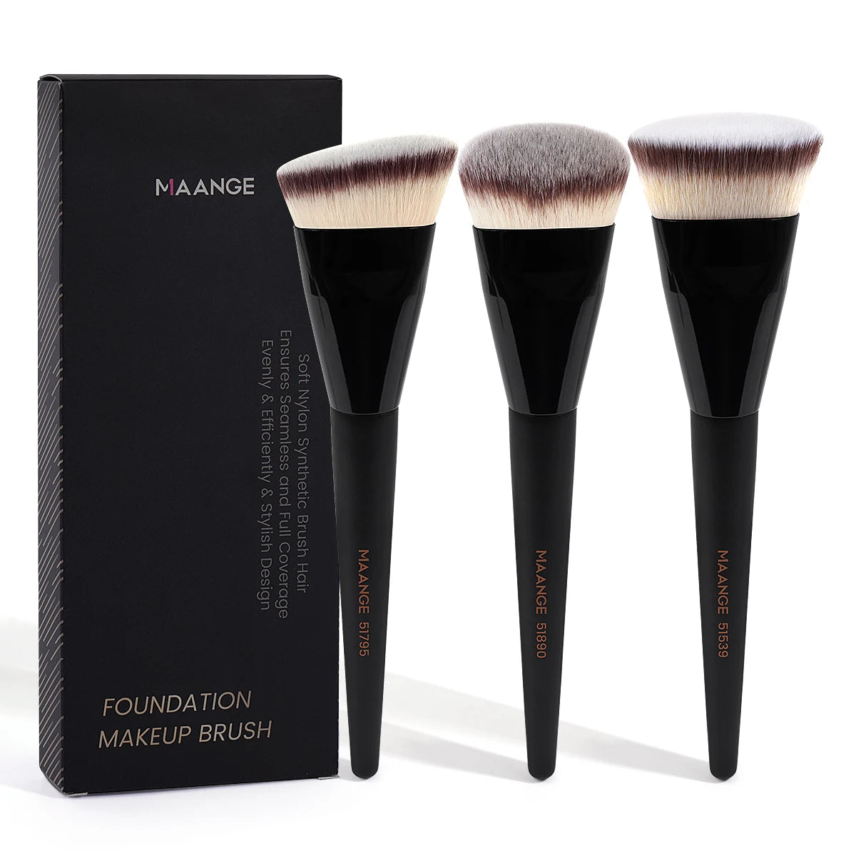 Conjunto de 3 Pincéis para Base
