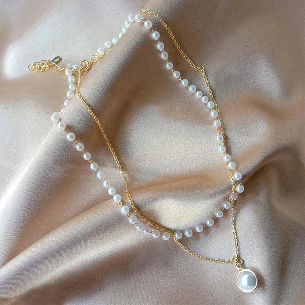 Colar Chocker Pérolas
