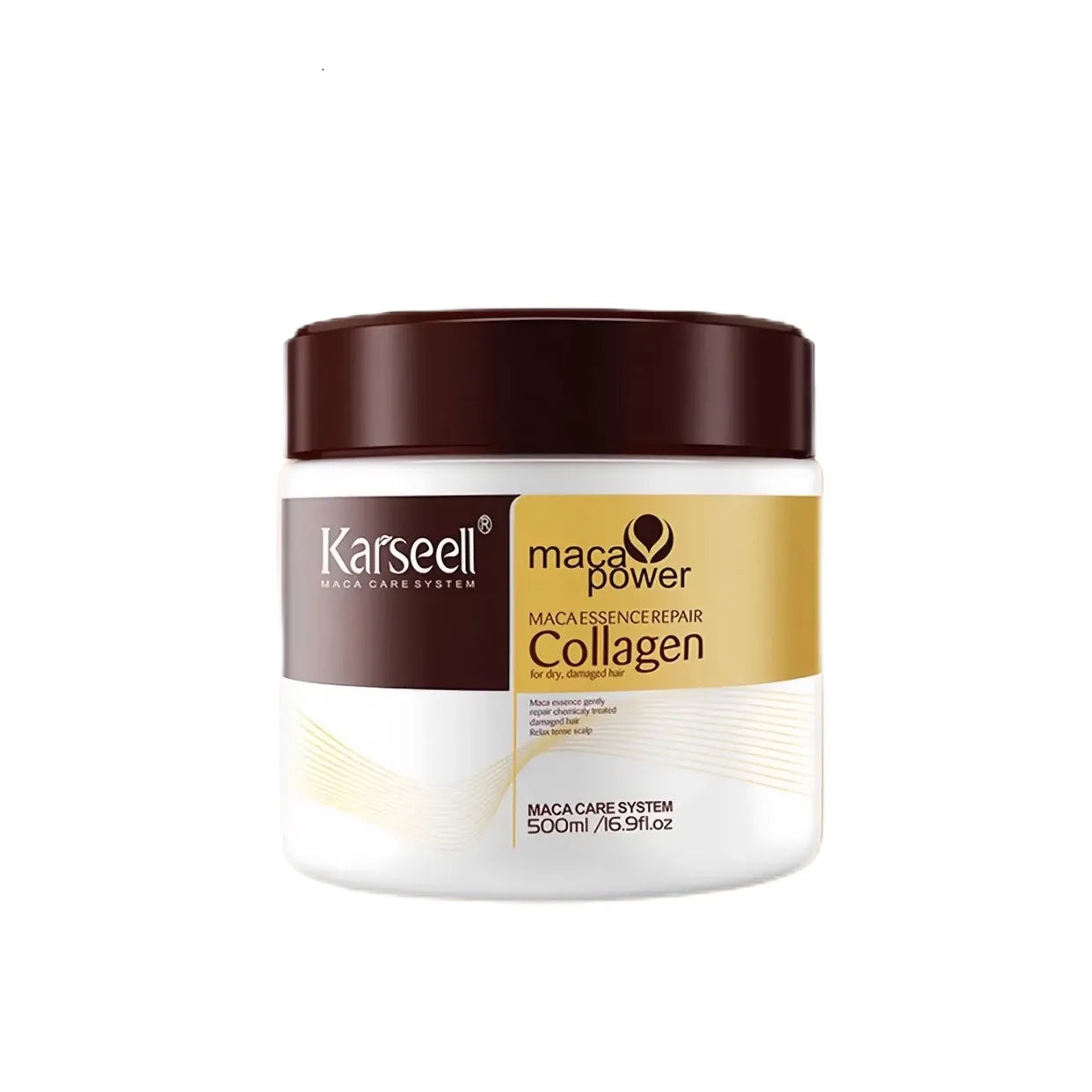 Máscara Capilar com Colágeno e Óleo de Argan - Karseell