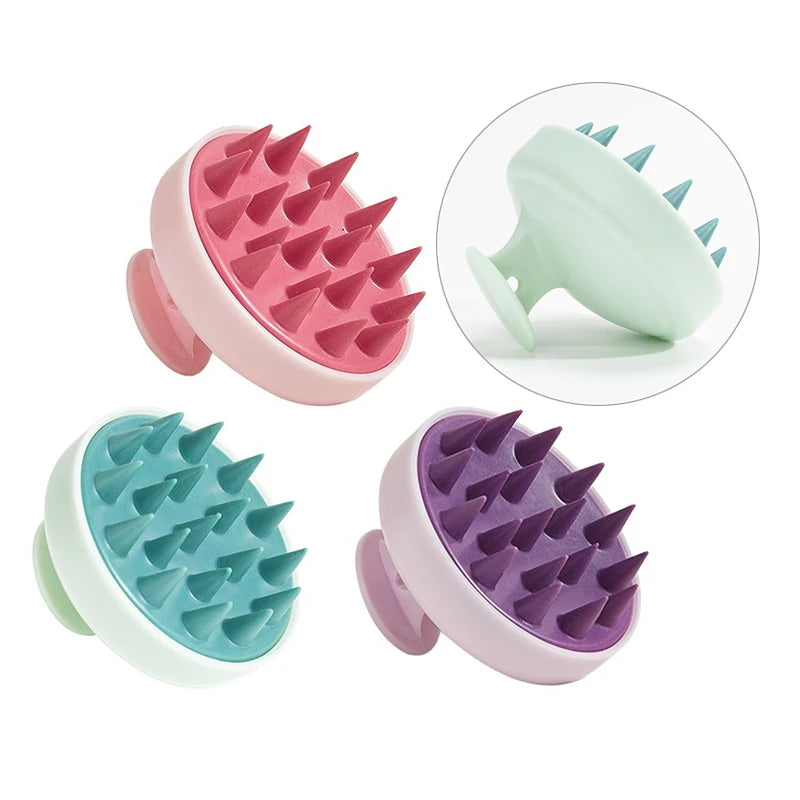 Massageador de Couro Cabeludo de Silicone