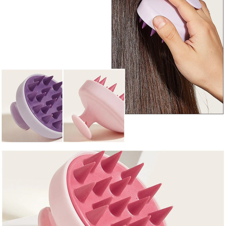 Massageador de Couro Cabeludo de Silicone